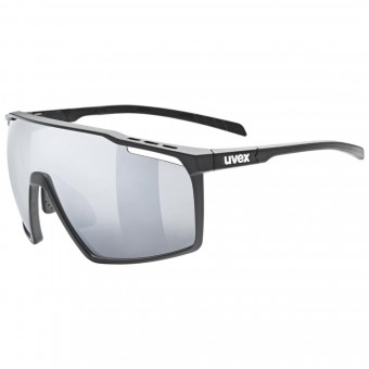 Uvex Mtn Perform Outdoor / Sport Brille matt schwarz/mirror silberfarben 