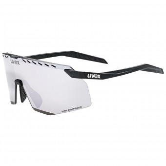 Uvex Pace Stage CV Fahrrad / Sport Brille schwarz/mirror silberfarben 