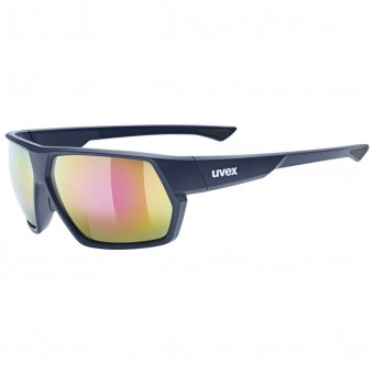 Uvex Sportstyle 238 Fahrrad / Sport Brille blau/mirror rot 