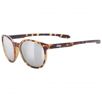 uvex Lgl 54 Freizeit Brille matt havanna/litemirror silberfarben 2026 