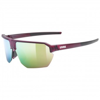 uvex Vectiv Set Fahrrad / Sport Brille matt cranberry rott/mirror rose 2026 