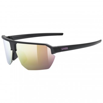 uvex Vectiv Sportbrille matt schwarz / mirror pink 