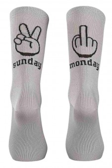 Northwave Sunday Monday Fahrrad Socken grau 2026 