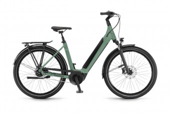 Winora Sinus N5f Low 27.5'' Pedelec E-Bike Trekking Fahrrad matt grün 2024 