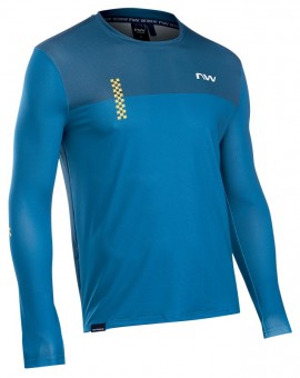 Northwave Xtrail 2 Fahrrad Trikot lang blau 2022 L (50)