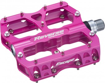 Reverse Escape Flat Fahrrad Pedal pink 