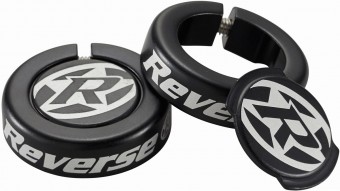 Reverse Barends-Chip Lenker Endkappen 2 Stück schwarz 