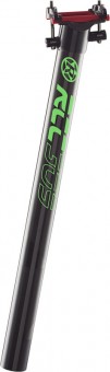 Reverse RCC 309 / RCC 316 Fahrrad Sattelstütze 400mm schwarz/neon grün 