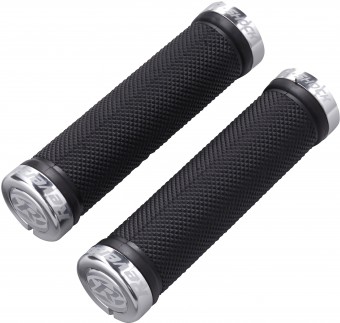 Reverse Grip R-Shock Soft Compound Fahrrad Schraubgriffe schwarz/poliert 