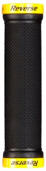 Reverse Grip Lock-On Fahrrad Schraubgriffe schwarz/gelb 