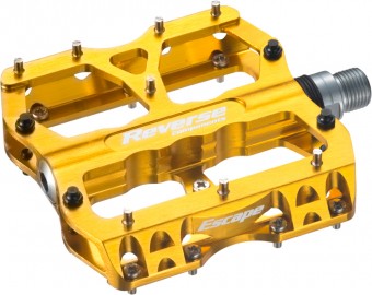Reverse Escape Flat Fahrrad Pedal gold 
