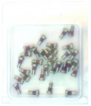 NC-17 Pedal Pins 32 Stück M4x 8mm silber 
