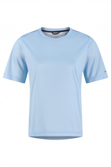Cube Funktionsshirt Damen Fahrrad Trikot kurz light blau 2026 L (40)