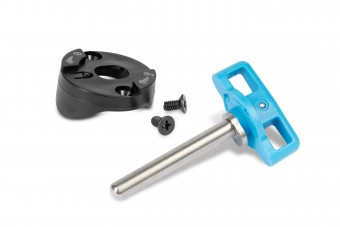 Cube Metall Splint + Plastic Plate für Kinder Fahrradanhänger Double blau 