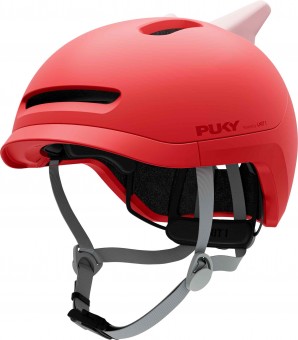 Puky Sparky Junior Kinder Fahrradhelm Gr. 49-53 cm neon rot 
