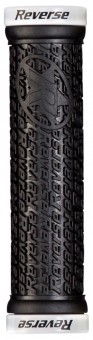 Reverse Grip STAMP Fahrrad Schraubgriffe schwarz/weiß 