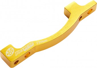 Reverse Scheibenbremsen Adapter PM-PM von 160 auf 200mm (Avid) gold 