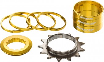 Reverse Single Speed Umbau Kit 13 Zähne gold 