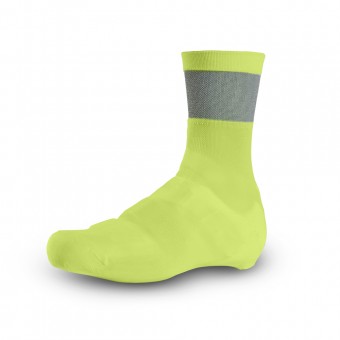 Giro Knit Fahrrad Überschuhe gelb/schwarz 2025 