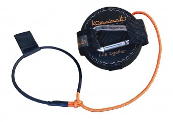 Kommit Fahrrad Zugsystem Kinder Abschleppseil schwarz/orange 