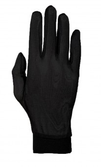 Roeckl Silk Seiden Unterziehhandschuhe lang schwarz 2023 