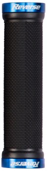Reverse Grip Lock-On Fahrrad Schraubgriffe schwarz/blau 