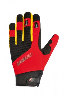 Chiba Strike Youth Kinder Fahrrad Handschuhe lang rot/schwarz 2027 
