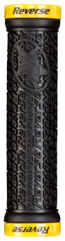 Reverse Grip STAMP Fahrrad Schraubgriffe schwarz/gelb 