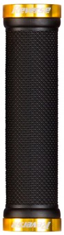 Reverse Grip Lock-On Fahrrad Schraubgriffe schwarz/gold 