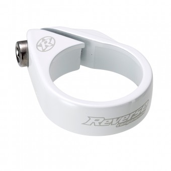 Reverse Bolt Clamp Sattelklemme 34.9mm weiß 
