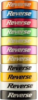 Reverse Lock-On Klemmring Alu für Schraubgriff 2 Stück weiß 