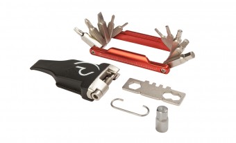RFR Multi Tool 19 Fahrrad Mini Werkzeug rot 