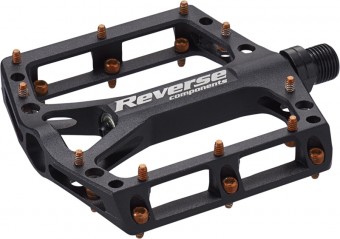 Reverse Black ONE Flat Fahrrad Pedal schwarz/orange 