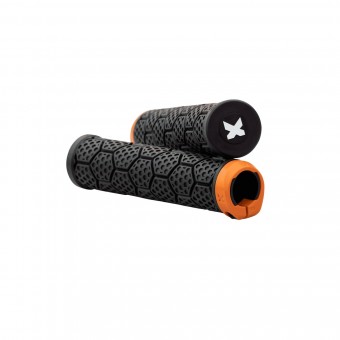 Sixpack D-Trix PA Lock-On Fahrrad Schraubgriffe schwarzorange 