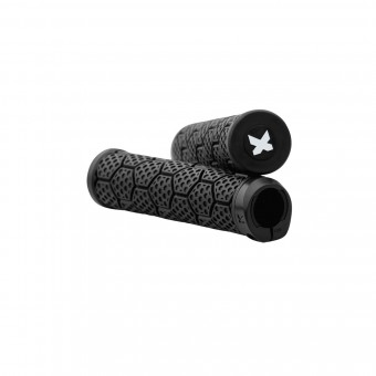 Sixpack D-Trix PA Lock-On Fahrrad Schraubgriffe schwarz/schwarz 