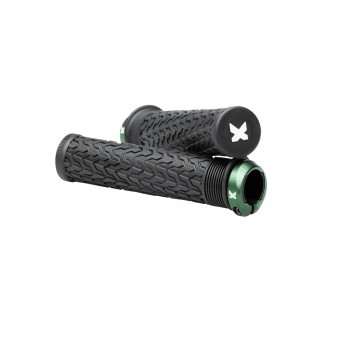 Sixpack S-Trix AL Lock-On Fahrrad Schraubgriffe schwarz/grün 