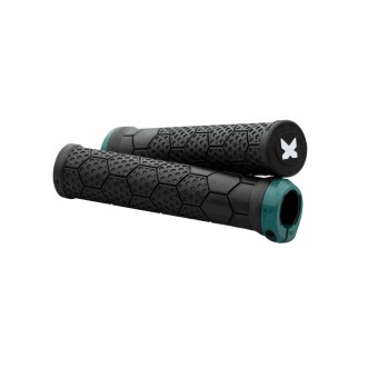 Sixpack Z-Trix PA Lock-On Fahrrad Schraubgriffe schwarz/pine grün 