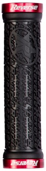 Reverse Grip STAMP Fahrrad Schraubgriffe schwarz/rot 