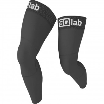 SQlab Legwarmers Slim Road / MTB Fahrrad Beinlinge schwarz 2025 