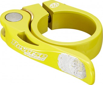 Reverse Long Life Sattelklemme mit Schnellspanner 34.9mm gelb 