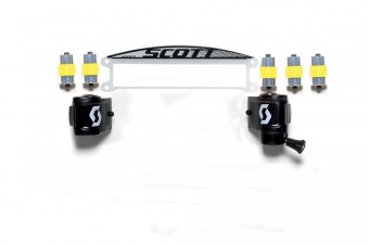Scott Buzz MX Goggle WFS Works w/Antistick Film Kit 