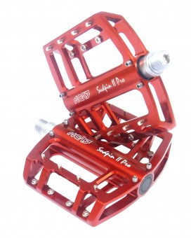 NC-17 Sudpin II Pro CNC Fahrrad Plattform Pedal rot 