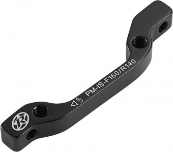 Reverse Scheibenbremsen Adapter 2in1 IS-PM 160 vorne & hinten 140mm schwarz 