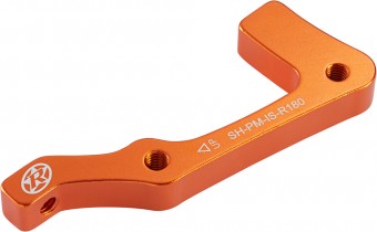 Reverse Scheibenbremsen Adapter Shimano IS-PM 180 hinten orange 