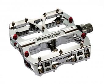 Reverse Escape Flat Fahrrad Pedal chrom 