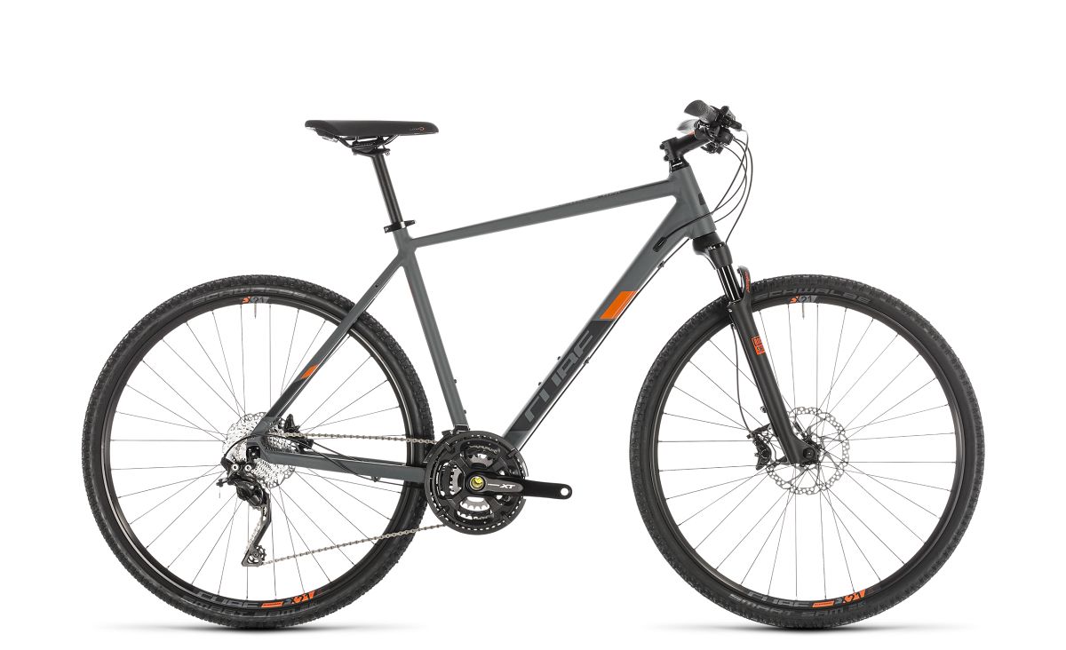 Cube Cross Exc Cyclocross Fahrrad grau/orange 2019 von