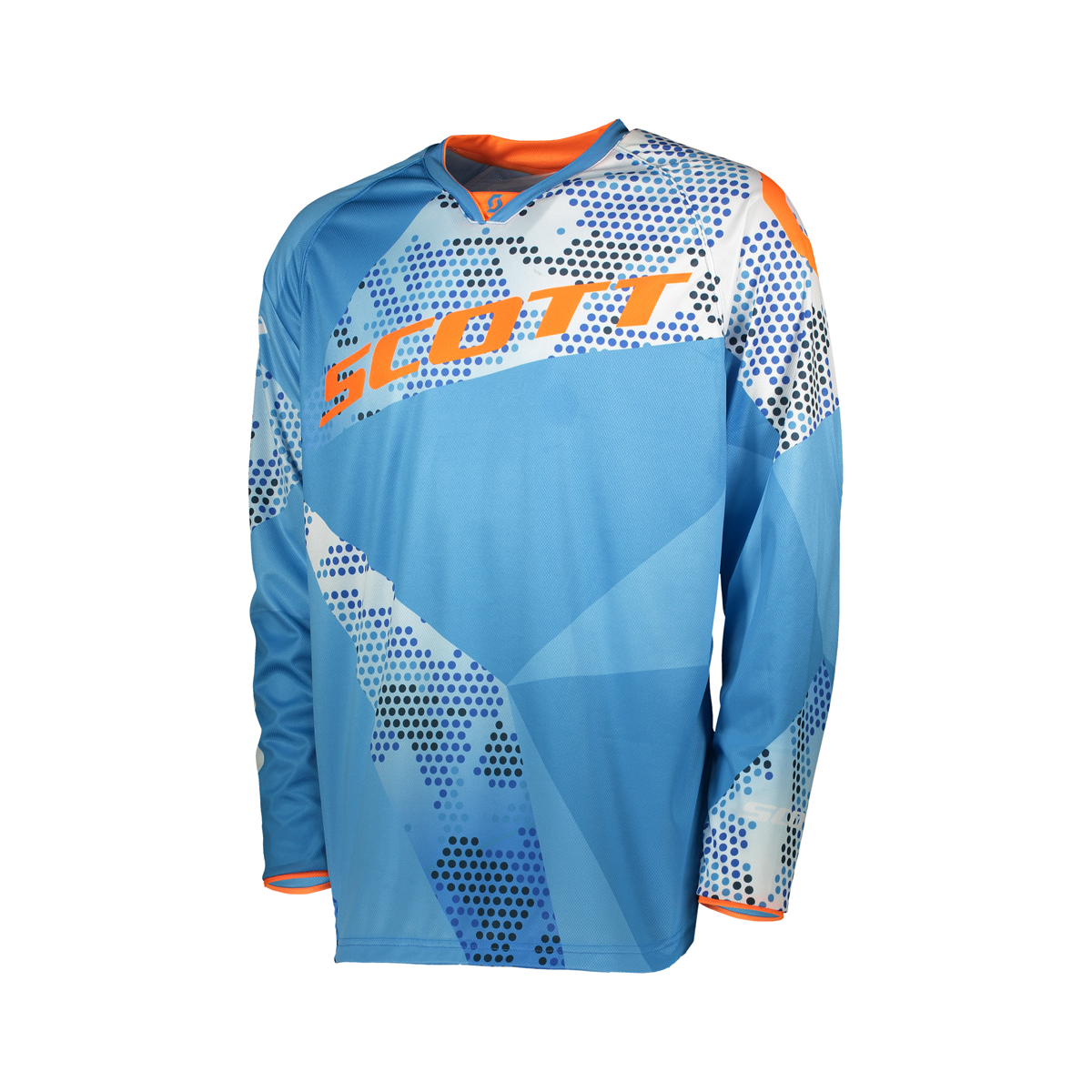 Scott Enduro MX Motocross DH Fahrrad Hose blau/orange 2018 