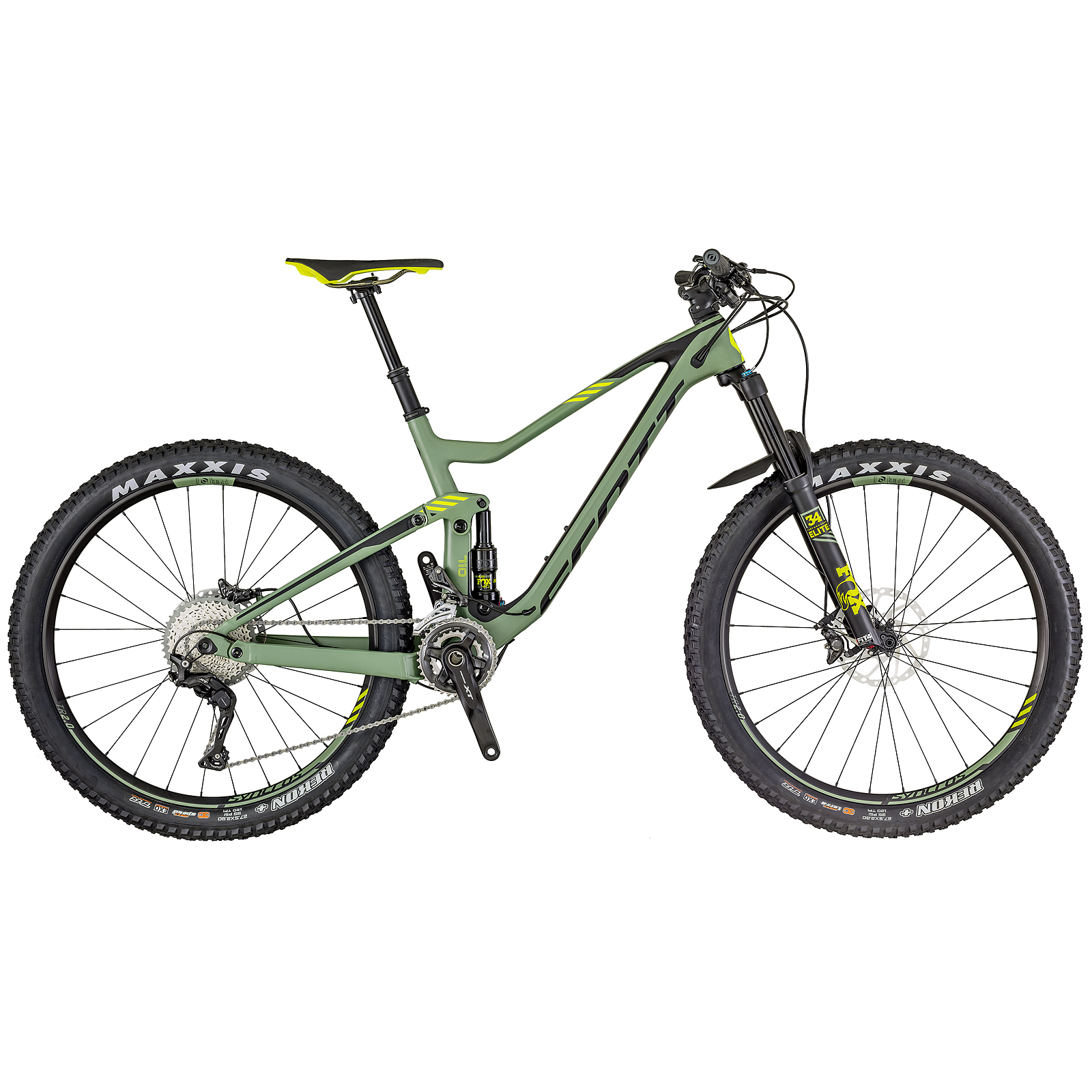 Scott Genius 710 27.5'' Carbon MTB Fahrrad grün/schwarz