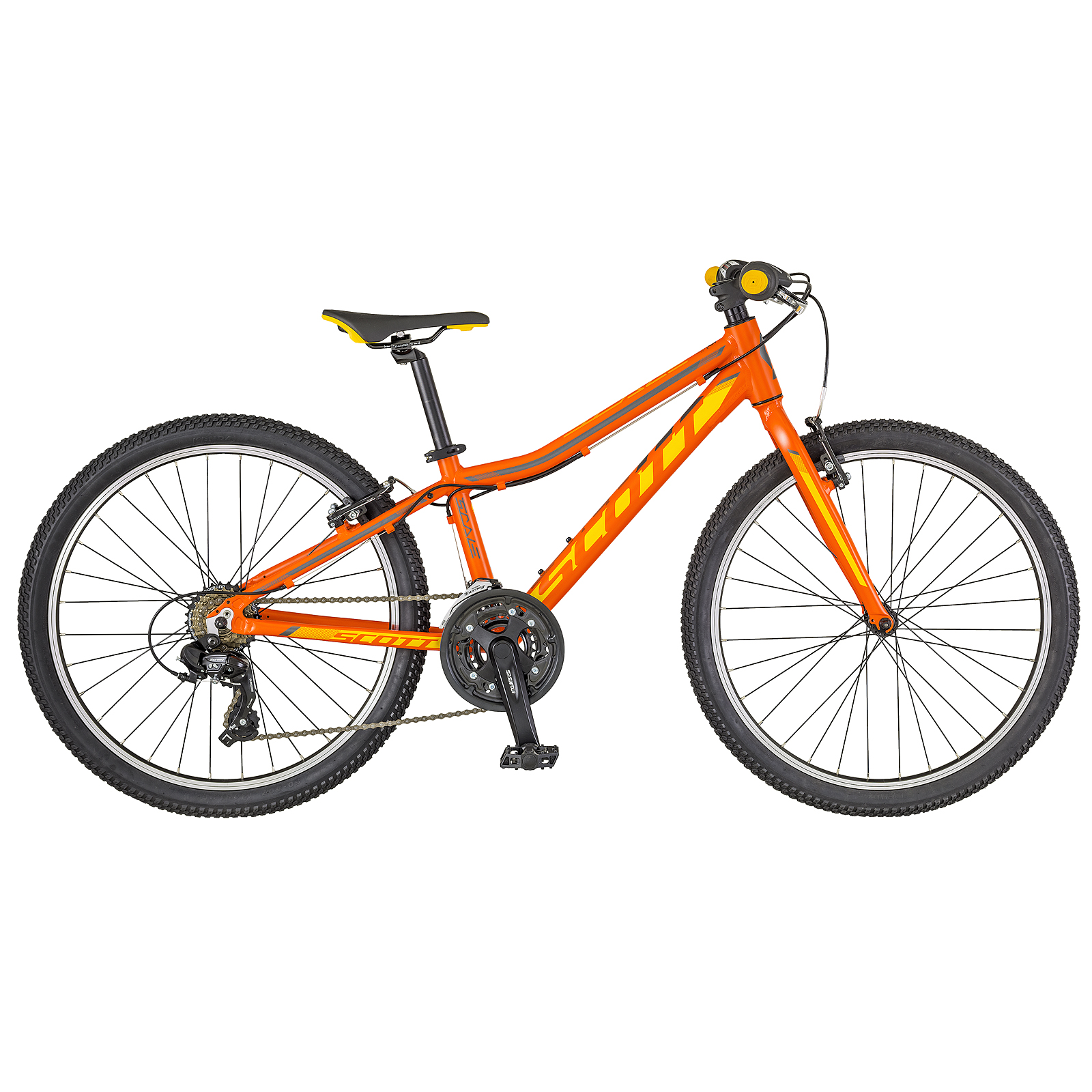 Scott Scale JR Rigid 24'' Kinder Fahrrad orange/gelb 2018