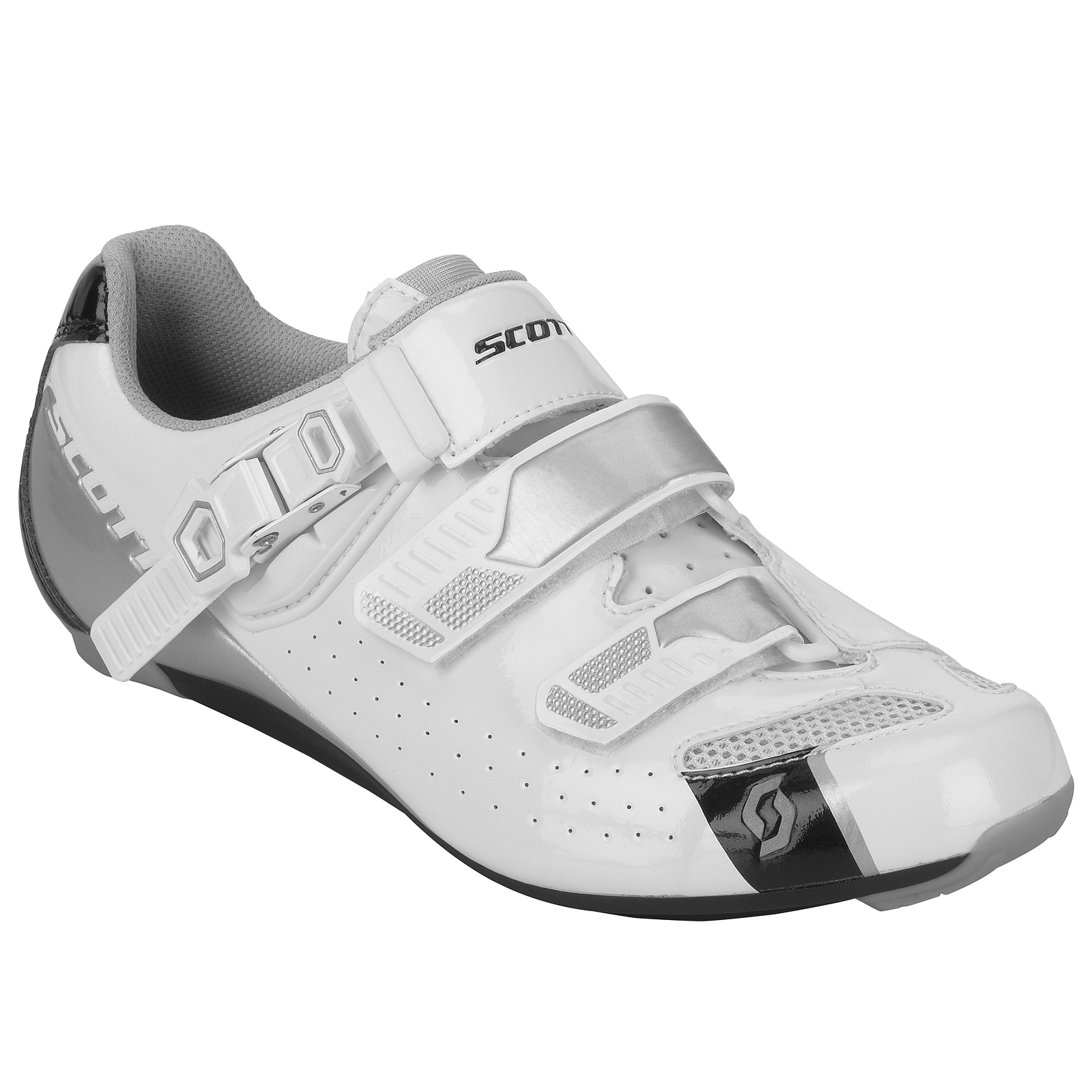 Scott Road Tri Pro Triathlon Fahrrad Schuhe weiß/schwarz 2020 